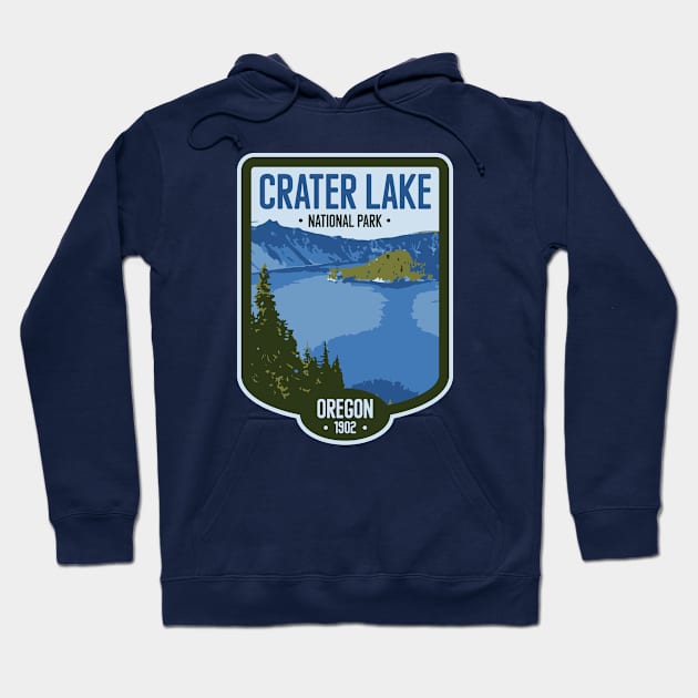 Crater Lake National Park Hoodie by deadright